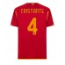 Billige AS Roma Bryan Cristante #4 Hjemmebane Fodboldtrøjer 2023-24 Kortærmet